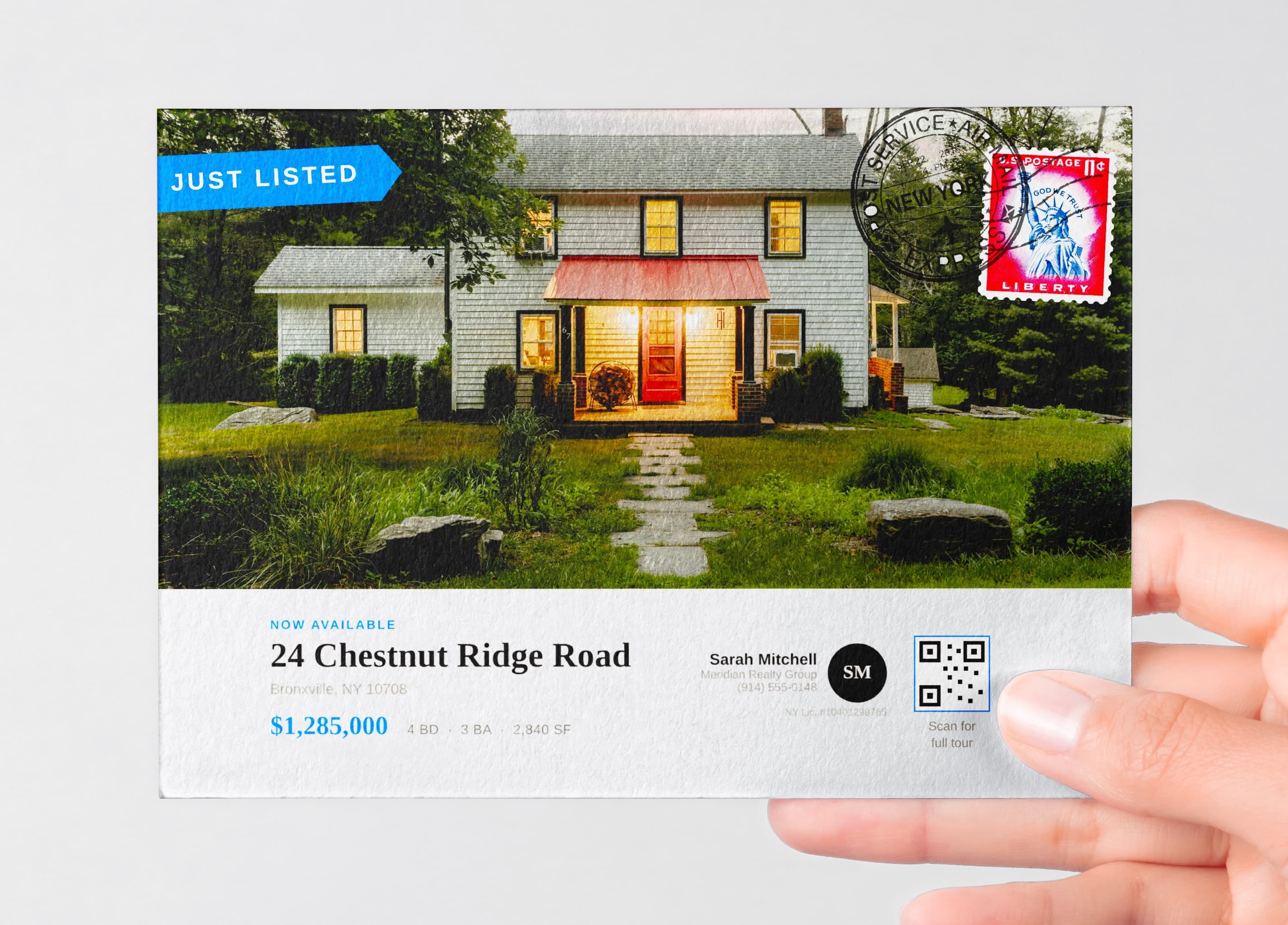 Realtmail postcard campaign reaching homeowners